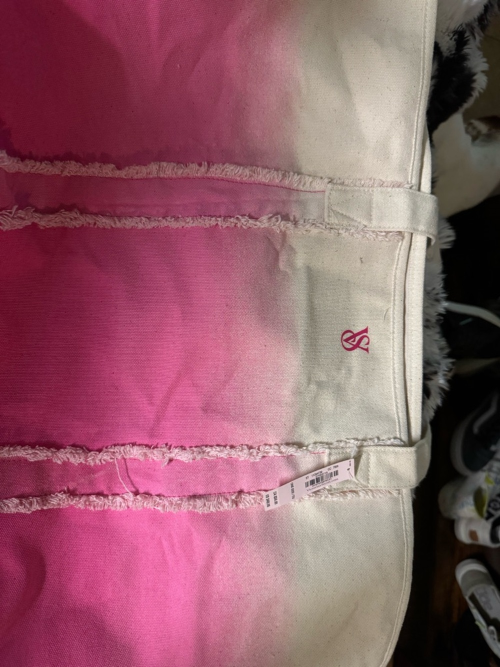 Victoria's Secret Pink Ombre Canvas Tote